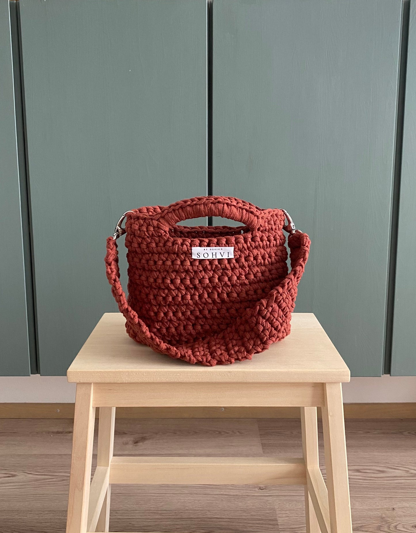 SOHVI-bag olkahihnalla - terrakotta