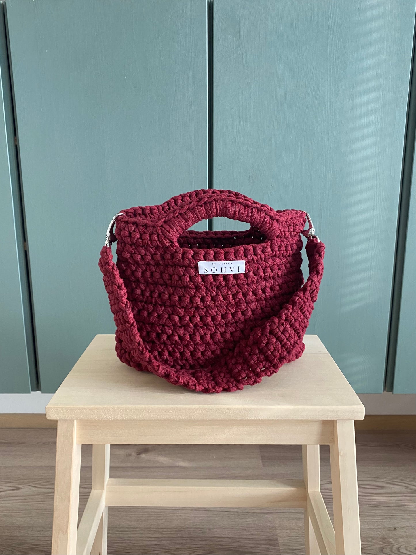 SOHVI-bag olkahihnalla - burgundy