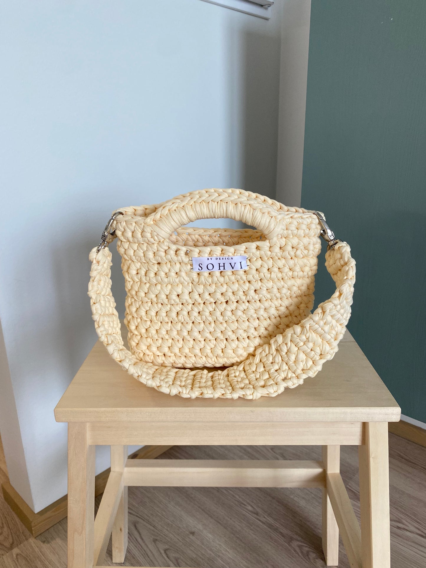 Trikoo SOHVI-bag / vaaleankeltainen 2