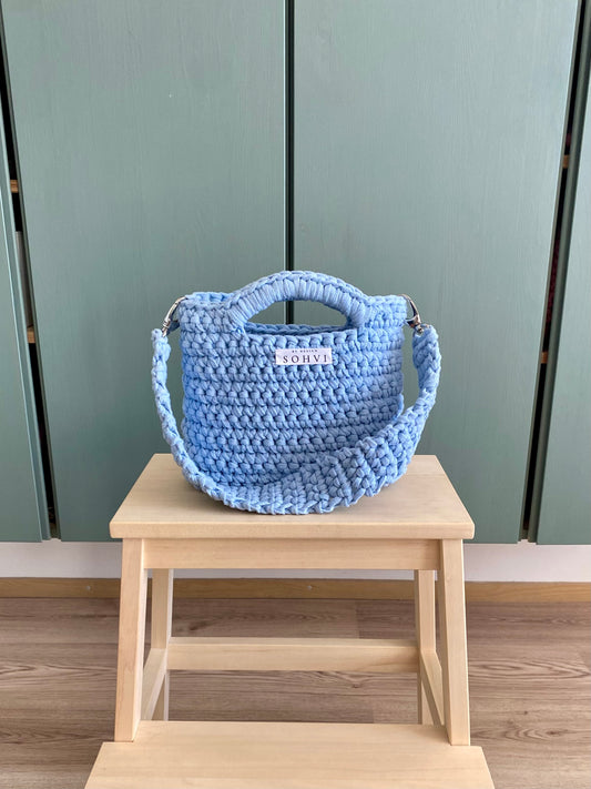 SOHVI-bag olkahihnalla - vaaleansininen
