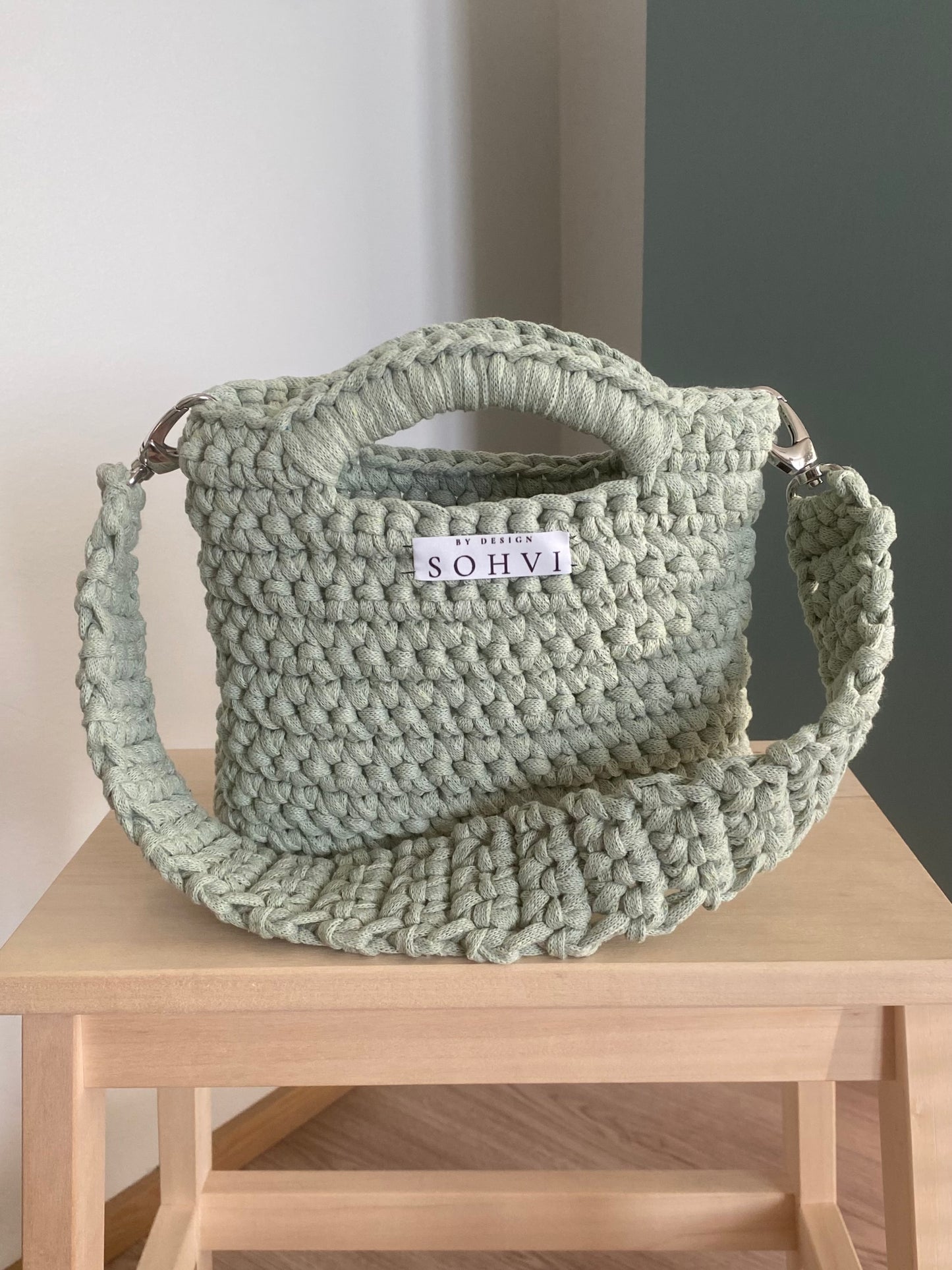 SOHVI-bag olkahihnalla - salvia
